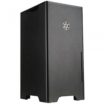 SilverStone SST-FT03B-Mini - Carcasa de ordenador Fortress Mini Torre Mini-ITX, negro