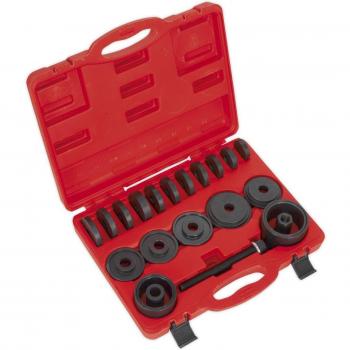 SEALEY VS7020 Kit de montaje de cubo/cojinete de rueda - Maleta plástica con herramientas especializadas y extractores de rodamientos