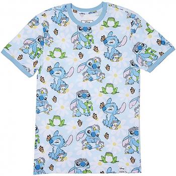 Camiseta unisex de manga corta Lilo & Stitch Disney primavera S
