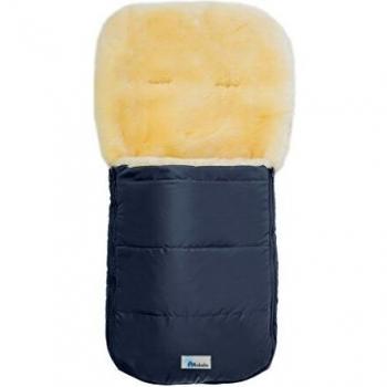 Saco de piel de cordero Altabebe Nordkap marino para cochecito