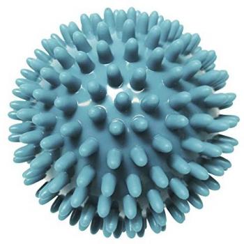 Turquoise Strong Pimpled Massage Ball Ø9 cm for Fitness, Reflexology, and Hand Rehabilitation