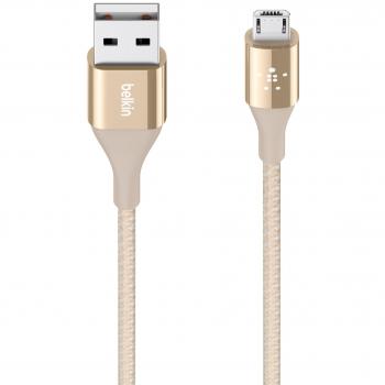 Belkin F2CU051bt04-GLD - Cable Duratek de micro-USB a USB de 1,2 m