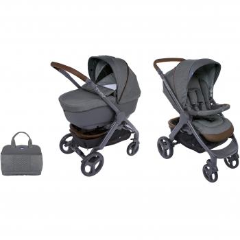 Cochecito Trío Chicco Style Go Up 2020 Gris Frío