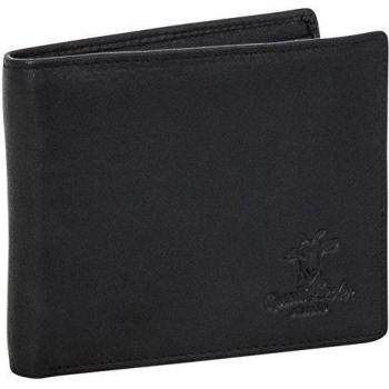Cartera Monedero Gusti Cuero studio Moritz Dinero Monedas Billetes Tarjetas Hombre Piel de Vaca Negro 2A126-33-2