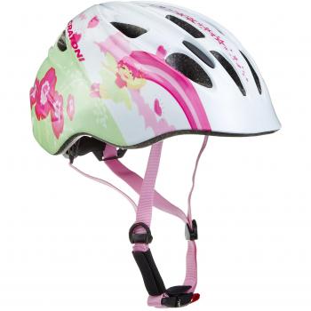Cratoni Akino – Casco para Bicicleta de niñas, niña, Akino, Fay White/Pink Glossy