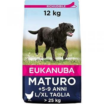 Eukanuba Mature Dog Food For Large Dogs Rich in Fresh Chicken For the Optimal Body Condition of Your Dog 12kg