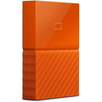 Western Digital My Passport para Mac - Disco Duro Externo de 1TB, Color Naranja