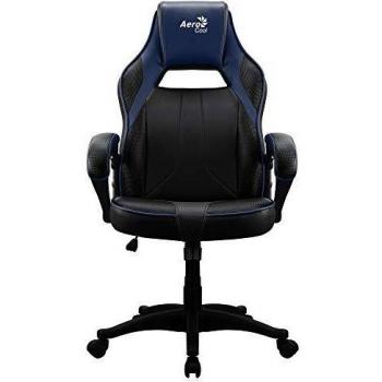 Aerocool AC40C Silla Gaming, tecnología Air, Altura Regulable, Color Azul