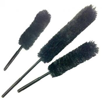 Monza lujo rueda Woolies 3 piezas coche/moto rueda cepillo de limpieza Kit