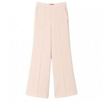 Twinset Women's Wide Leg Pants in Pink - Size 42