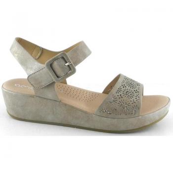 Sandalia Confort Amarpies para Mujer ABZ26749 Color Plomo