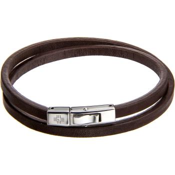 Philipp Blanc Liam Brown and White Men's Bracelet - One Size