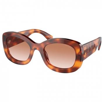 Prada PR A13S 18R70E Women's Tortoiseshell Round Havana Sunglasses Size 54