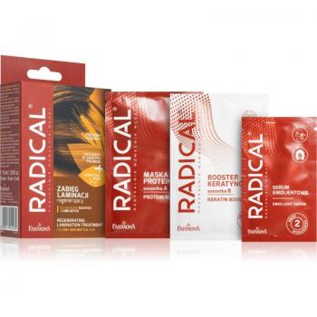Radical Tratamiento Regenerador Para Fortalecimiento Y Brillo De Cabello - Máscara de 15 ml, Refuerzo de 15 ml, Suero de 5 ml