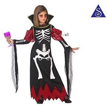Disfraz Infantil Vampiresa Esqueleto 5 a 6 Años