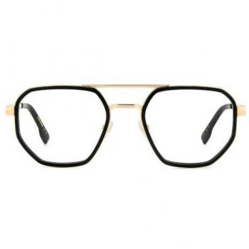 Dsquared2 D2 0111 Black Unisex Prescription Glasses 52MM Round Anti-Reflective Metal Frame