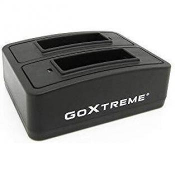 Cargador de Baterías GoXtreme Dual para Black Hawk/Stage, 1A, Color Negro