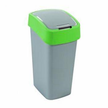 Papelera de Cocina Tontarelli Aurora 25 Litros con Tapa Basculante Color Tortora