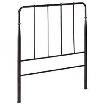 Kave Home - Cabecero Naomy Grafito 98 x 110 cm de Metal para Cama de 90 cm
