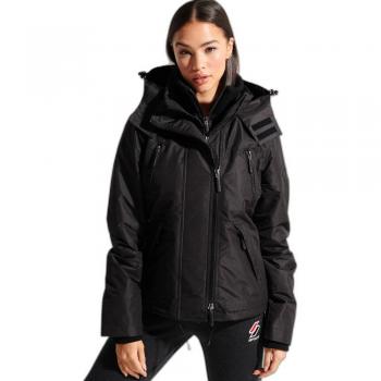 Superdry Women's Waterproof Windbreaker Jacket - SD Wind Yachter Black