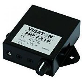 Amplificador de audio Visaton AMP 2.2 LN 2.0 canales Hogar Negro