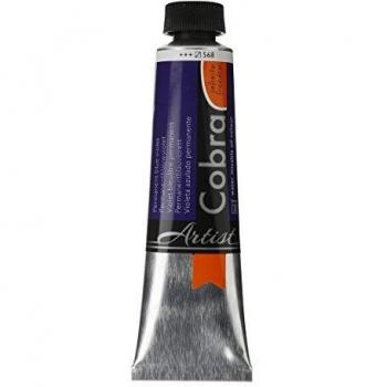 Cobra Artists' Watermixable Oils - Permanent Blue Violet - 40ml tube