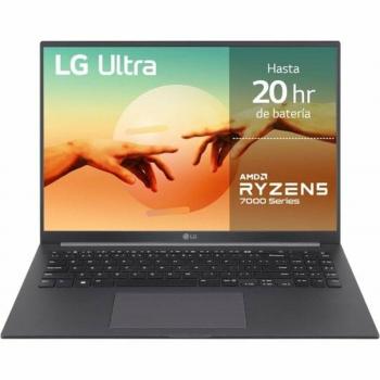 Portátil LG Ultra 16UD70R-G.AX56B, 16 WUXGA, AMD Ryzen™ 5 7530U, 16GB RAM, 512GB SSD, AMD Radeon™ Graphics, Sin sistema operativo