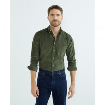 Camisa de hombre casual micropana manga larga Mirto