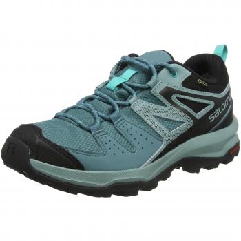 Salomon X Radiant GTX W, Calzado de Senderismo y multifunción, Impermeable para Mujer, Azul