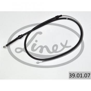 Cable de freno de estacionamiento LINEX 39.01.07 - Tipo: Cable, características: diseñado para sistemas de freno de estacionamiento, alta resistencia, fácil instalación, compatible con múltiples modelos de vehículos