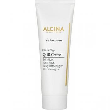 Alcina Q10-Creme Crema antiedad 250 ml para mujer, cuidado de la piel, efecto y cuidado