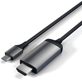 Satechi 4K HDMI Cable - Type-C to HDMI (1.8m, Space Grey)