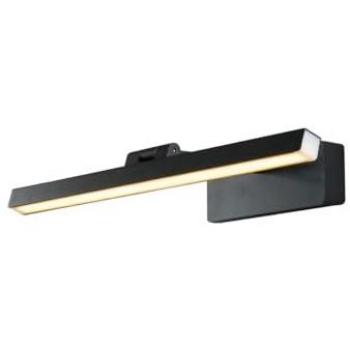 Lámpara para cuadros Corfu 40 cm, metal negro, LED 7,86W 3000K