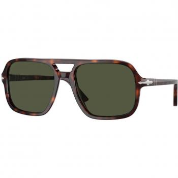 Persol PO3328S 24/31 Men's Pilot Sunglasses Havana Tortoiseshell Size 58