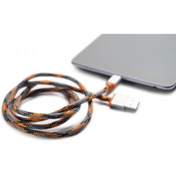 Boompods RCMORA 1m USB A Micro-USB B Macho Macho Naranja - Cable USB