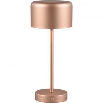 Lámpara de mesa LED recargable marrón - Poppie