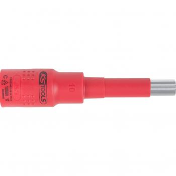 Llave de vaso aislada de 3/8 con punta de múltiple dentado, M10, aislada (KS Tools 118.3894)