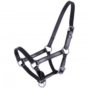 qhp piel – Cabestro – Cabestro potro Chico – Beige + Negro