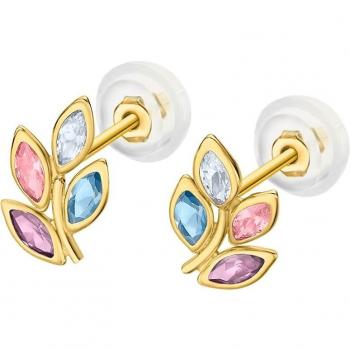 Pendientes Time Road LG00270 Oro 9K, Mujer