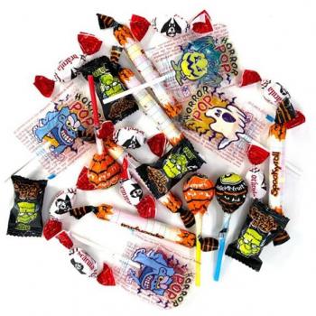 Bolsa de Caramelos de Halloween Surtido 450 g - Pica Pica, Chupa Chups, Piruletas - Juan López