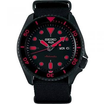 Seiko Men's Analogue Automatic Watch with Cloth Strap SRPD83K1