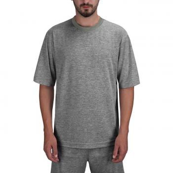 DISHANG Manga Corta para Hombre Suave, Ligero y Elástico Pijama Camisas Atléticas Transpirables para Dormir