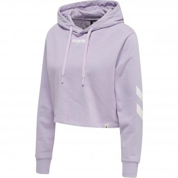 Hummel Sudadera con Capucha Legacy Cropped, tipo: sudadera con capucha, características: diseño cropped, talla XL, estilo urbano, material cómodo y ligero