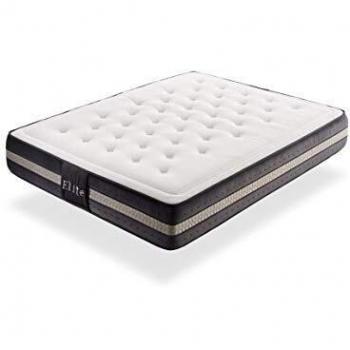 IKON | Elite Wellness | Colchón 135x190 cm Muelles ensacados Viscoelástico Reversible Invierno/Verano | Altura 30cm