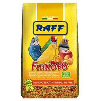 RAFF FRUTTOVO 400 gr con Huevo y Fruta para pájaros granizados