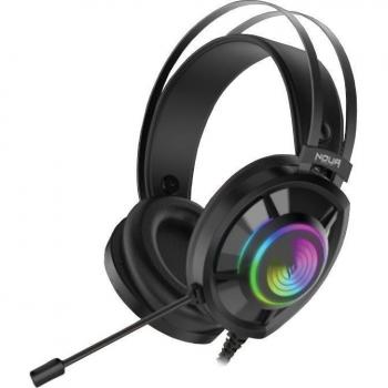 Auriculares Gaming Noua 7.1 con Micrófono USB y RGB Rainbow Negro