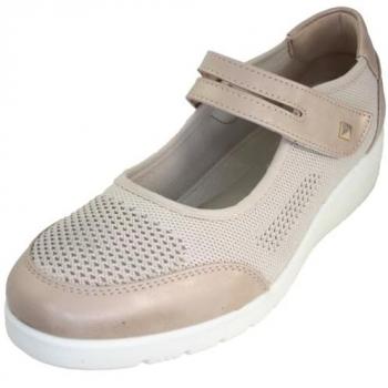 Zapatillas Casuales Deportivas para Mujer Doctor Cutillas en Color Oro Platino Talla 38