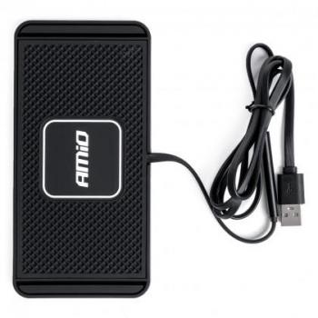 Cargador Inalámbrico de Auto 15W Amio Inducción Nueva 2024