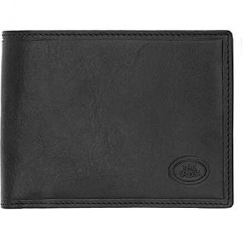 The Bridge Story Uomo Wallet III Black Leather Wallet for Men, Size: ONE SIZE (12.5 cm)