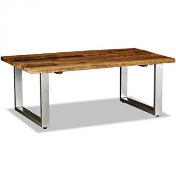 vidaXL Coffee Table Solid Reclaimed Wood 100x60x38 cm